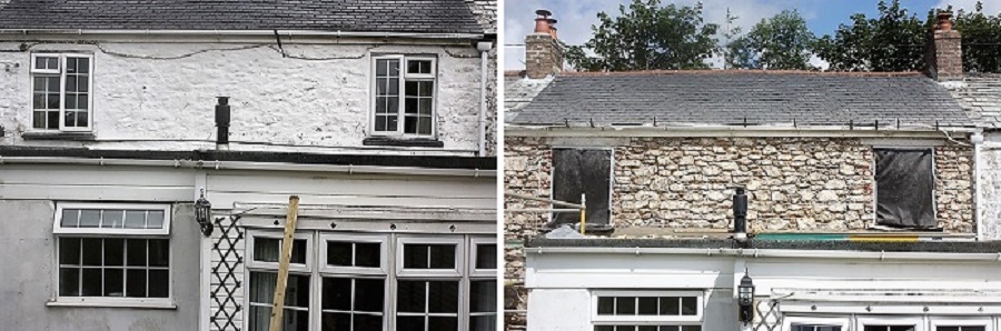 Stone Cleaning and Lime Rendering