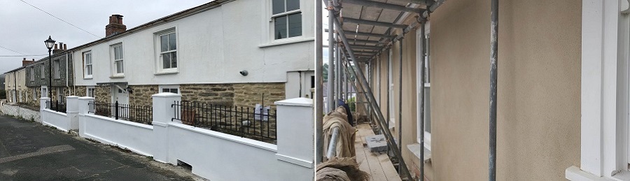 Lime Rendering Cob and Mineral Paint System Truro 