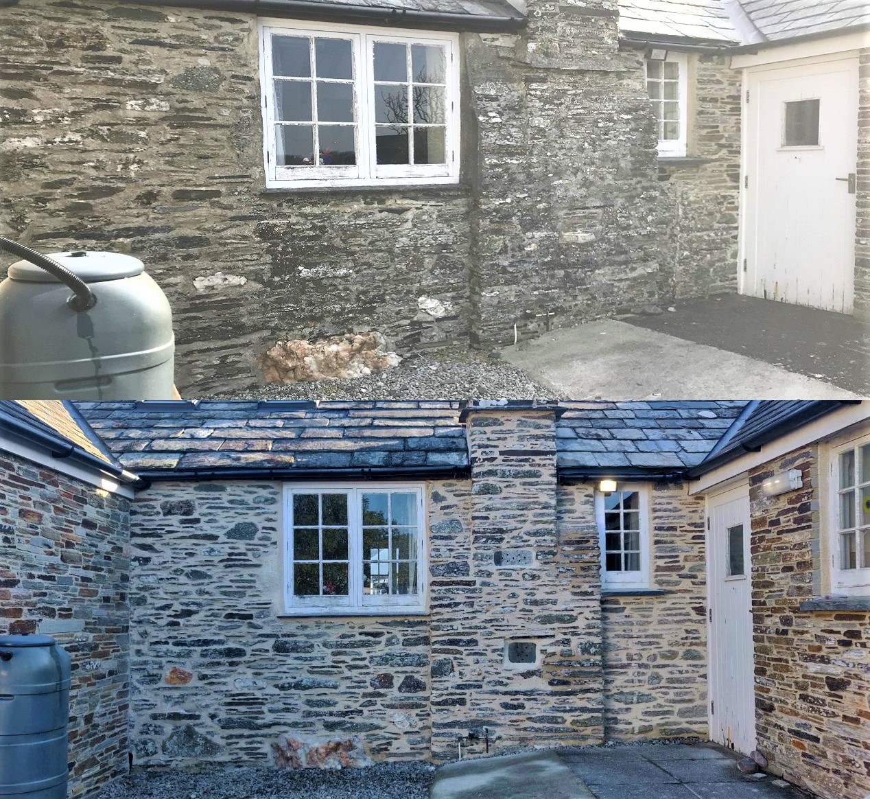 Lime Pointing Tintagel Cornwall