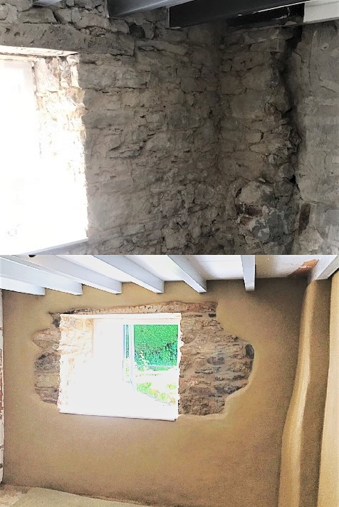 Cement Render Removal and Lime Plastering Cornwall