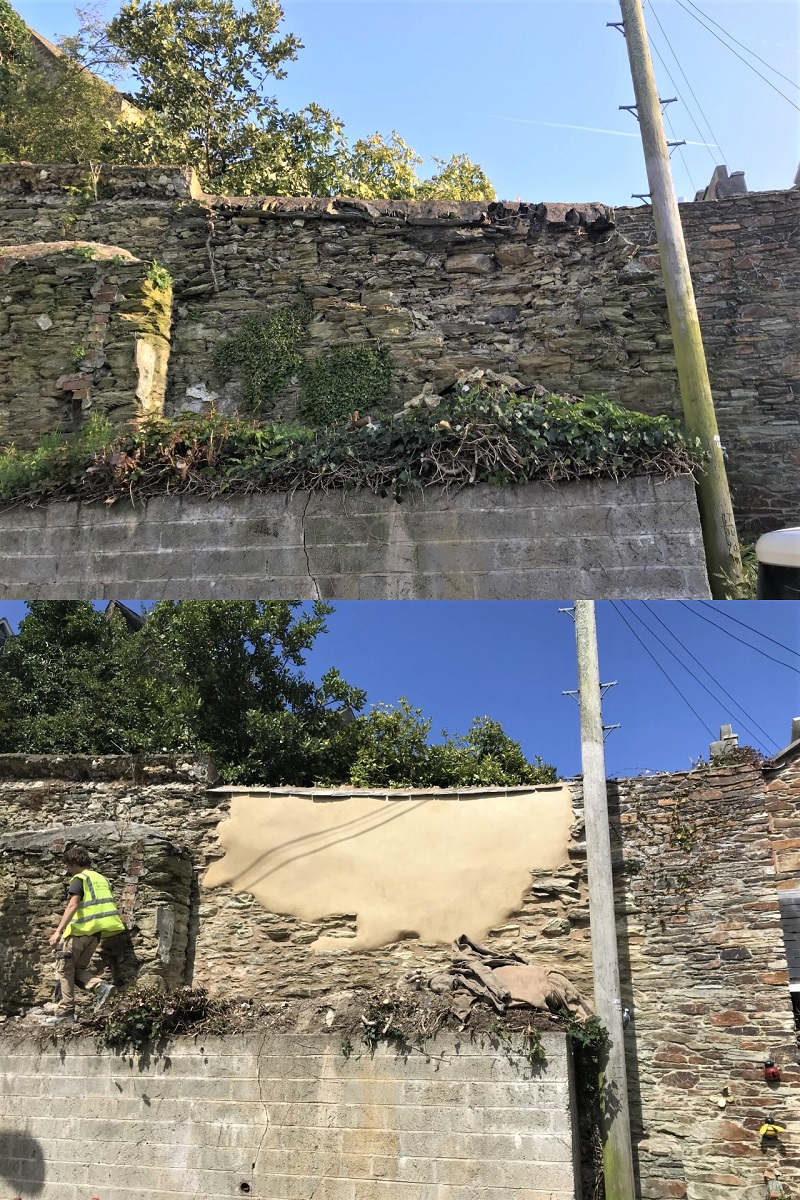 Boundary Wall Repair Cornwall